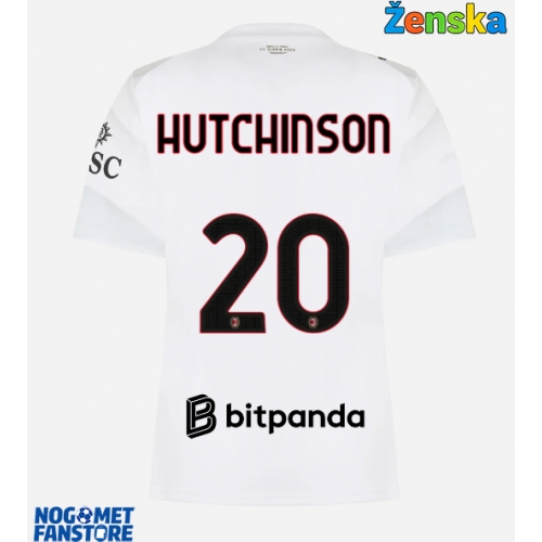 AC Milan Omari Hutchinson #20 Gostujuci Dres za Ženska 2026-27 Kratak Rukav